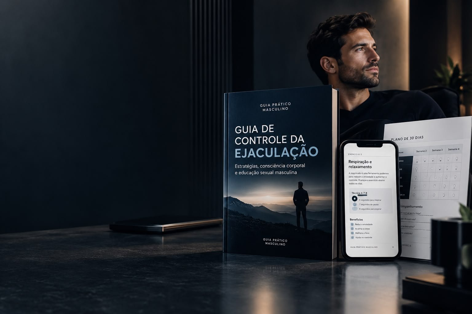 Guia de Controle da Ejaculação — e-book Guia Prático Masculino